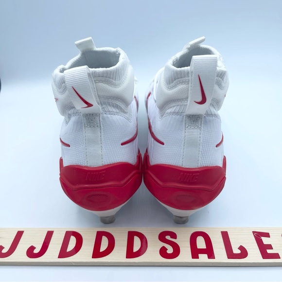 Nike Alpha Huarache NXT Baseball Cleats White Red DJ6517-104 Men’s Sz 7.5 NEW - Picture 4 of 8